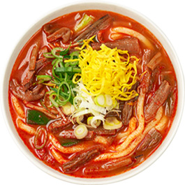 지단육개장우동