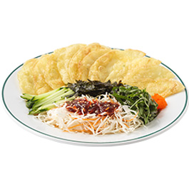 비빔납작만두